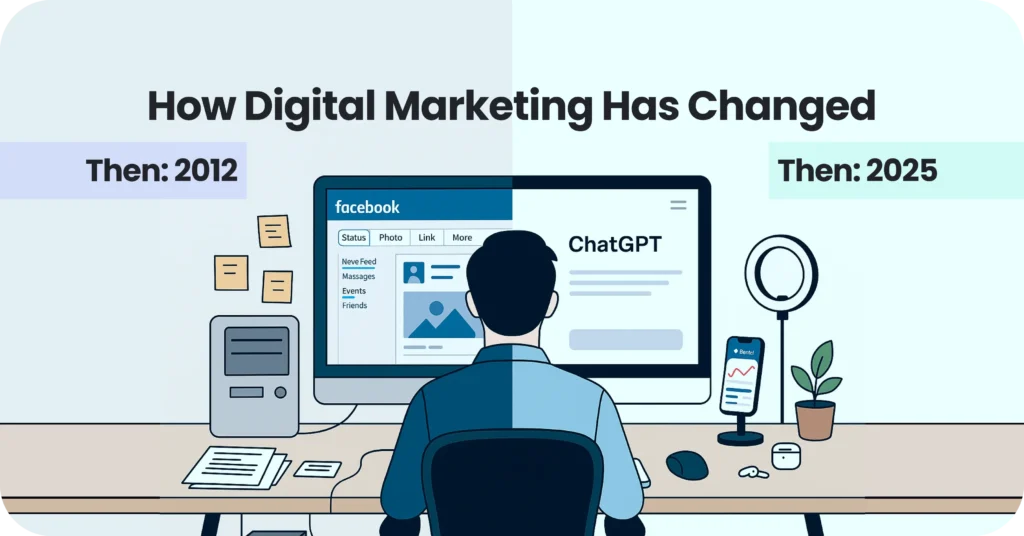 How Digital Marketing Has Changed: Then vs Now (2025)